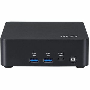 MSI Cubi NUC AI 1UMG-023BUS Barebone NUC Desktop Computer - Intel Core Ultra 7 155H - Mini PC - Black MSI Cubi NUC AI 1UMG-023BUS Barebone NUC Desktop Computer - Intel Core Ultra 7 155H - Mini PC - Black